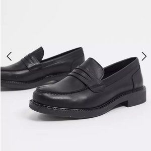 Depp leather chunky loafers in black